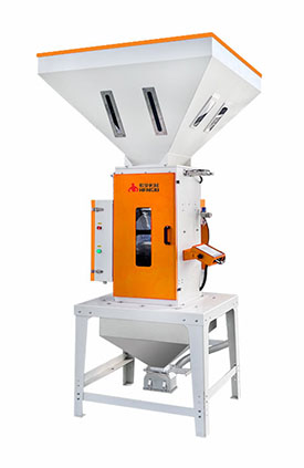 Basic gravimetric blender with one dosing unit for plastic processing
